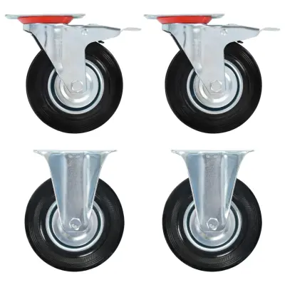 vidaXL Kolesa 4 kosi 125 mm