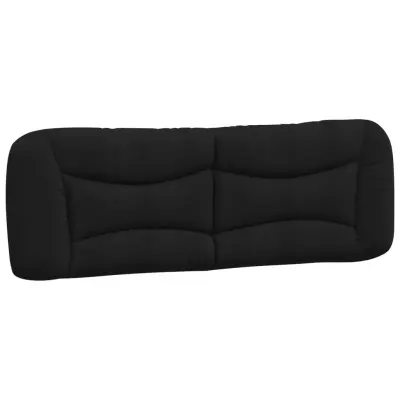 vidaXL Vzglavna stranica črna 160 cm blago