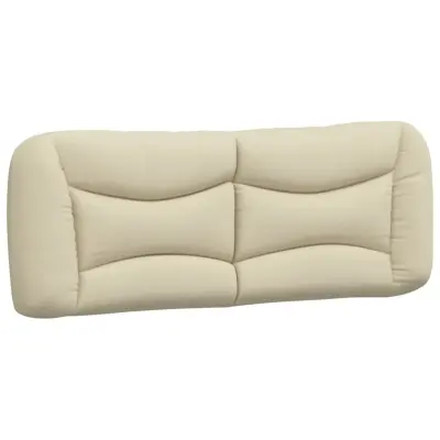 vidaXL Vzglavna stranica krem 140 cm blago