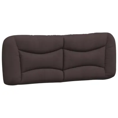 vidaXL Vzglavna stranica temno rjava 140 cm blago