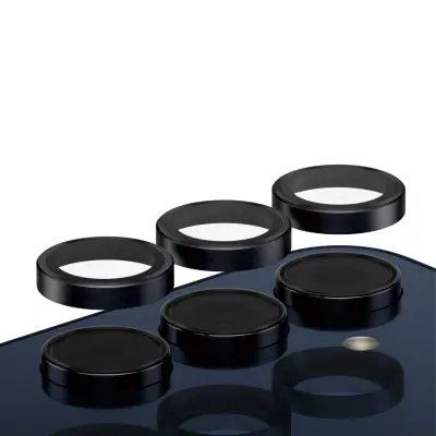 PANZERGLASS črn ovitek kamera rings za telefon SAMSUNG GALAXY A55