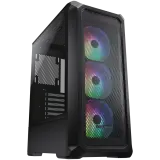 COUGAR Ohišje COUGAR Archon 2 Mesh RGB, 3 Ventilatorji, Črno