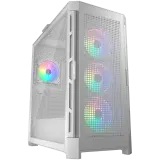 COUGAR | Duoface Pro RGB White | PC Case | Mid Tower / TG & Airflow Front Panel / 4 x ARGB Fans / TG Left Panel
