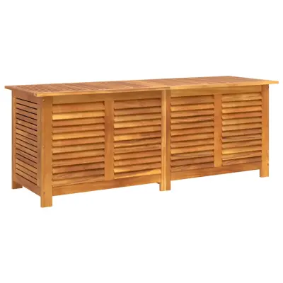 vidaXL Vrtna škatla za shranjevanje 150x50x56 cm trden akacijev les