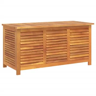vidaXL Vrtna škatla za shranjevanje 113x50x56 cm trden akacijev les