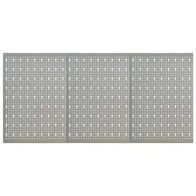 vidaXL Stenske plošče za obešanje orodja 3 kosi 40x58 cm jeklo