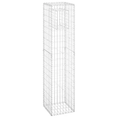 vidaXL Gabionska košara steber 40x40x180 cm železo