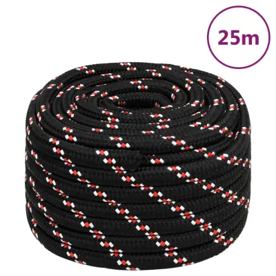 vidaXL Vrv za čoln bela 20 mm 25 m polipropilen