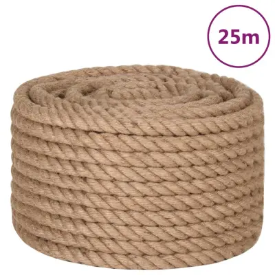 vidaXL Vrv iz jute 25 m dolžina 16 mm debelina
