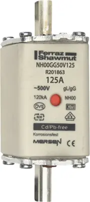 Mersen NH varovalka SF NH00GG50V125