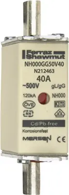 Mersen NH varovalka SF NH000GG50V40