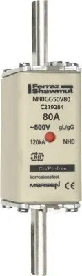 Mersen NH varovalka SF NH0GG50V80