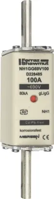 Mersen NH varovalka SF NH1GG69V100