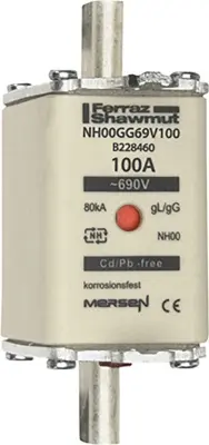 Mersen NH varovalka SF NH00GG69V100