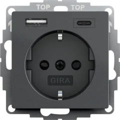 Gira SCHUKO napajalna enota USB 245928