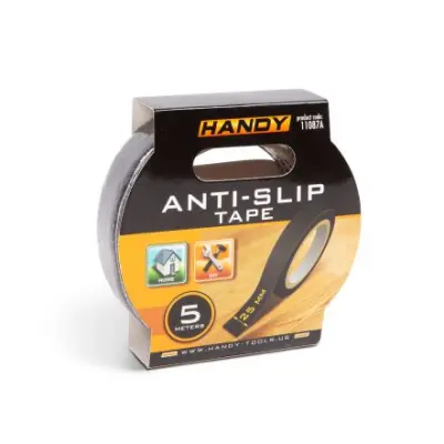 Samolepljivi protizdrsni trak 5 m x 25 mm črn