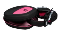 PORT DESIGNS Arokh črne/roza gaming slušalke