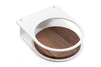 ErgoHide držalo za kozarec (oreh / bela)