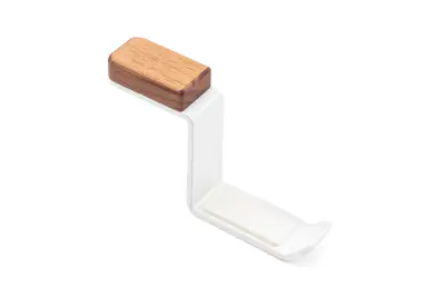ErgoHide stojalo za slušalke (oreh / bela)