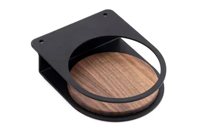 ErgoHide držalo za kozarec (oreh / črna)