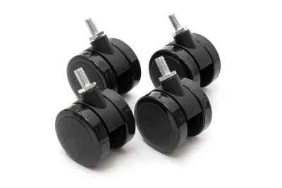 ErgoHide kolesa z zavorami (črna)