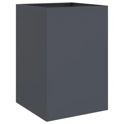 vidaXL Cvetlično korito antracit 52x48x75 cm jeklo
