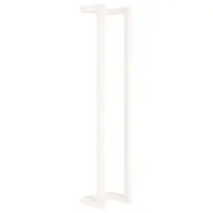 vidaXL Stojalo za brisače belo 23x18x110 cm trdna borovina