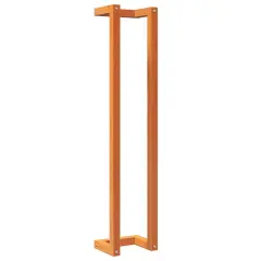 vidaXL Stojalo za brisače voščeno rjavo 23x18x110 cm trdna borovina