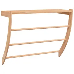 vidaXL Stojalo za brisače 60x25,5x49 cm trdna orehovina