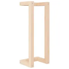 vidaXL Stojalo za brisače 23x18x60 cm trdna borovina
