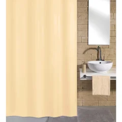 430278 Kleine Wolke Shower Curtain "Kito" 180x200 cm Beige