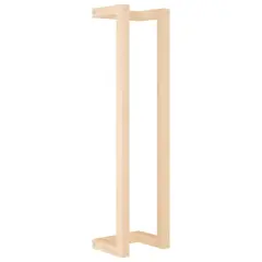 vidaXL Stojalo za brisače 23x18x90 cm trdna borovina