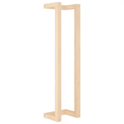 vidaXL Stojalo za brisače 23x18x90 cm trdna borovina