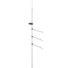 vidaXL Držalo za brisače 47x280 cm aluminij