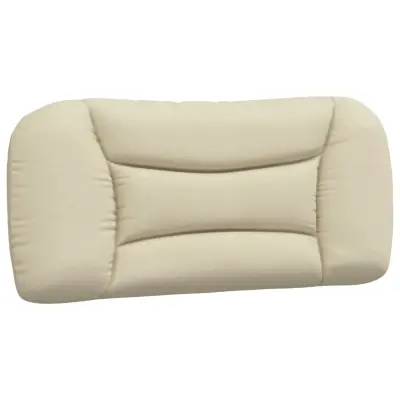 vidaXL Vzglavna stranica krem 90 cm blago