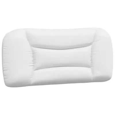 vidaXL Vzglavna stranica bela 80 cm umetno usnje