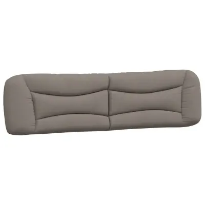 vidaXL Vzglavna stranica taupe 200 cm blago