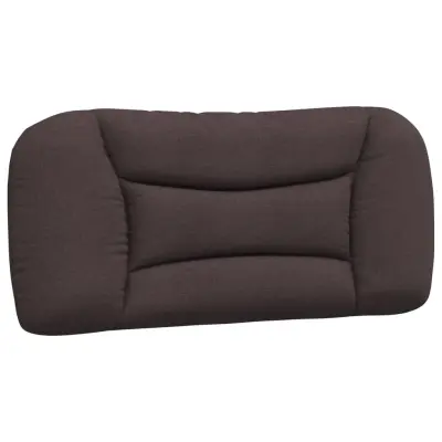 vidaXL Vzglavna stranica temno rjava 90 cm blago
