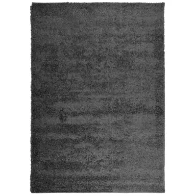 vidaXL Košata preproga PAMPLONA moderna antracit 120x170 cm