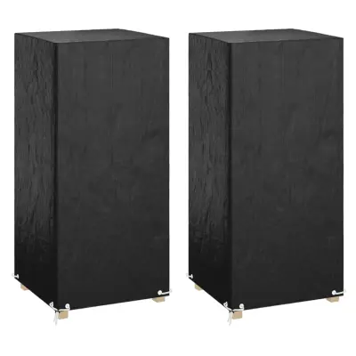 vidaXL Prevleka za vrtne stole 2 kosa 8 obročkov 75x70x140 cm