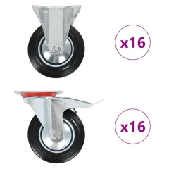 vidaXL Kolesca 32 kosov 160 mm