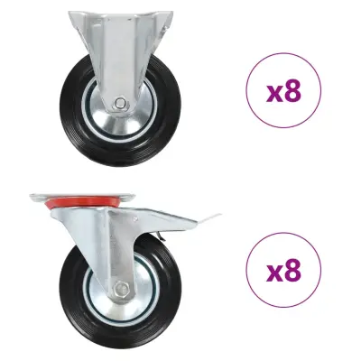 vidaXL Kolesca 16 kosov 160 mm