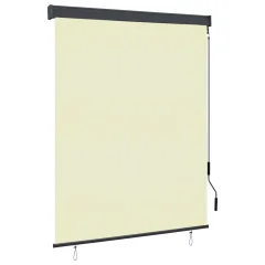 vidaXL Zunanje rolo senčilo 140x250 cm krem