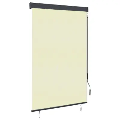 vidaXL Zunanje rolo senčilo 120x250 cm krem