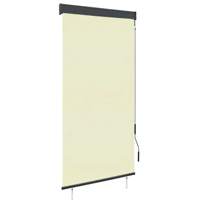 vidaXL Zunanje rolo senčilo 100x250 cm krem