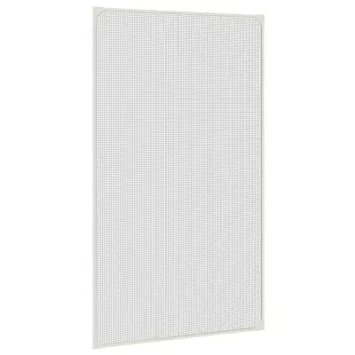 vidaXL Magnetni komarnik za okna bel 80x140 cm