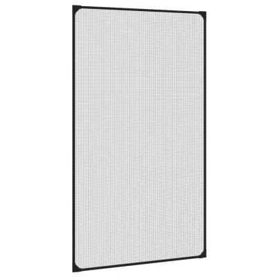 vidaXL Magnetni komarnik za okna antracit 80x140 cm