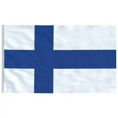 vidaXL Finska zastava 90x150 cm