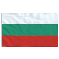 vidaXL Bolgarska zastava 90x150 cm