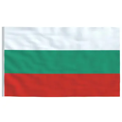 vidaXL Bolgarska zastava 90x150 cm